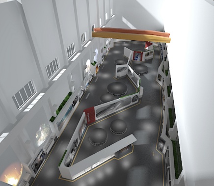 如何處理展廳的高規?？臻g